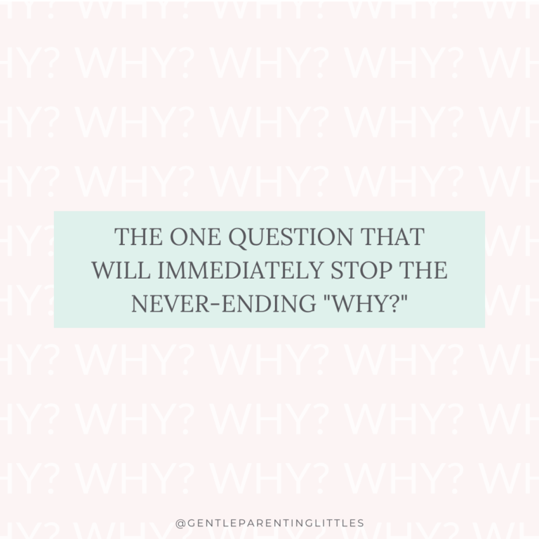 Dealing With “Why?”